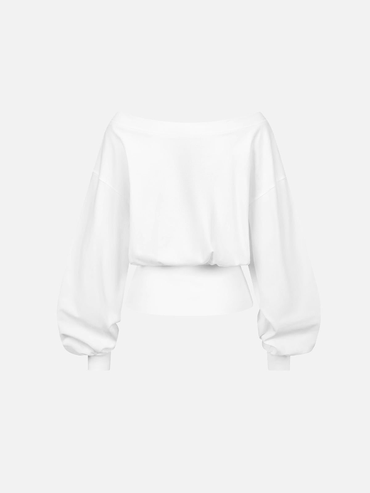 Aelfric Eden Off-The-Shoulder Long Sleeve Tee media 1