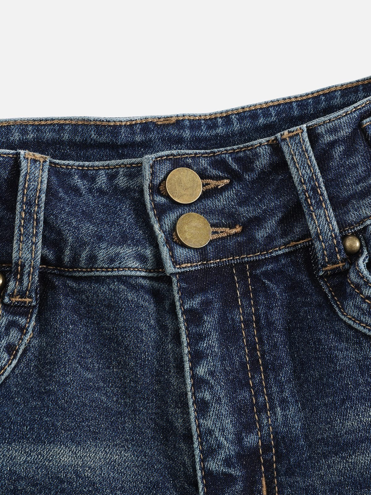 Aelfric Eden Low-Rise Washed Bootcut Jeans media 2