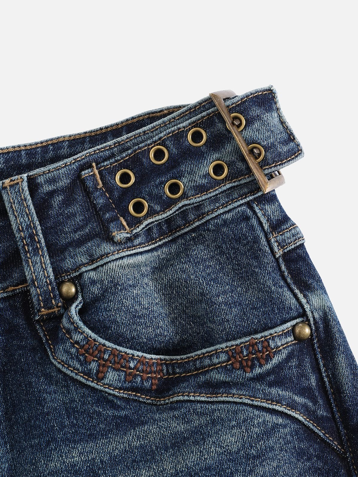 Aelfric Eden Low-Rise Washed Bootcut Jeans media 3