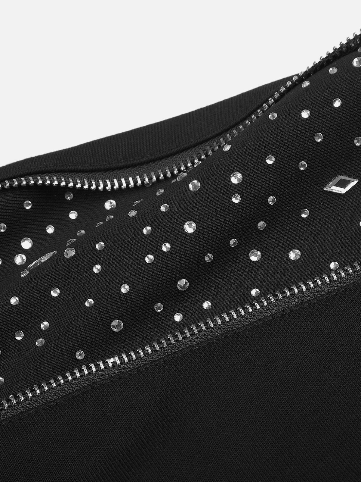 Aelfric Eden Rhinestone Zip Up Hoodie media 4