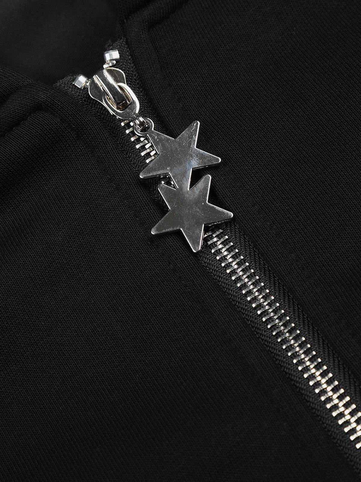 Aelfric Eden Rhinestone Zip Up Hoodie media 2