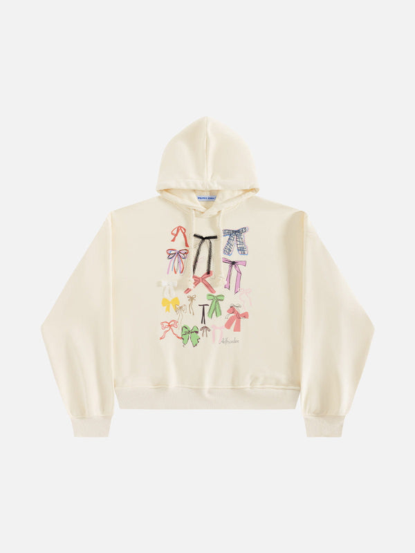 Aelfric Eden Oversized Bow Graphic Hoodie