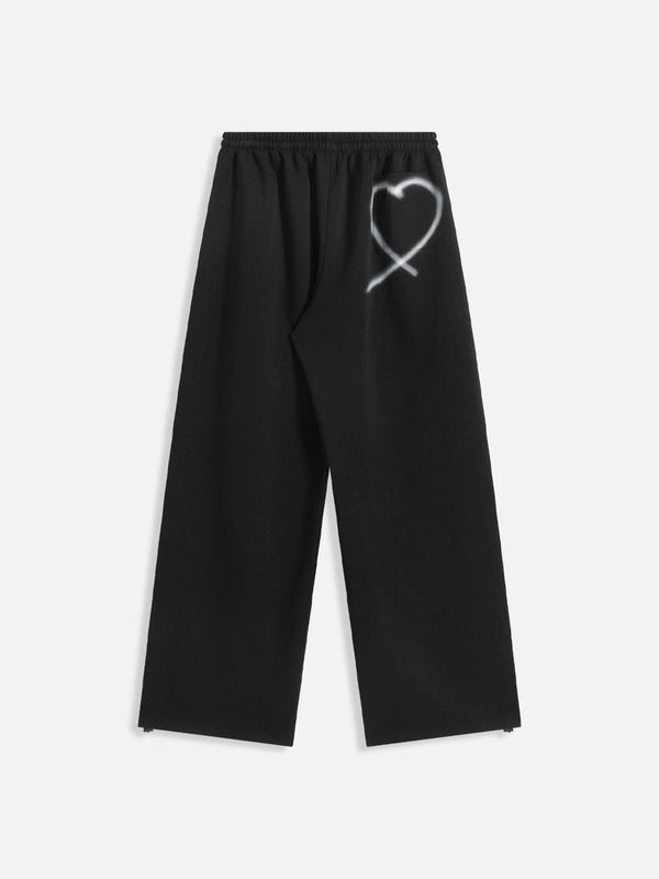 Aelfric Eden Graffiti Heart Baggy Sweatpants