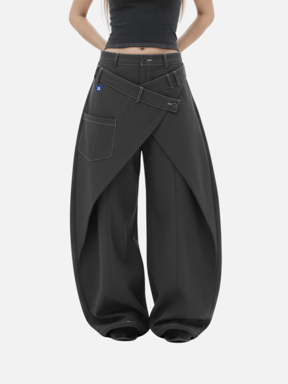 Aelfric Eden Wrap Panel Baggy Barrel Pants – Aelfric eden