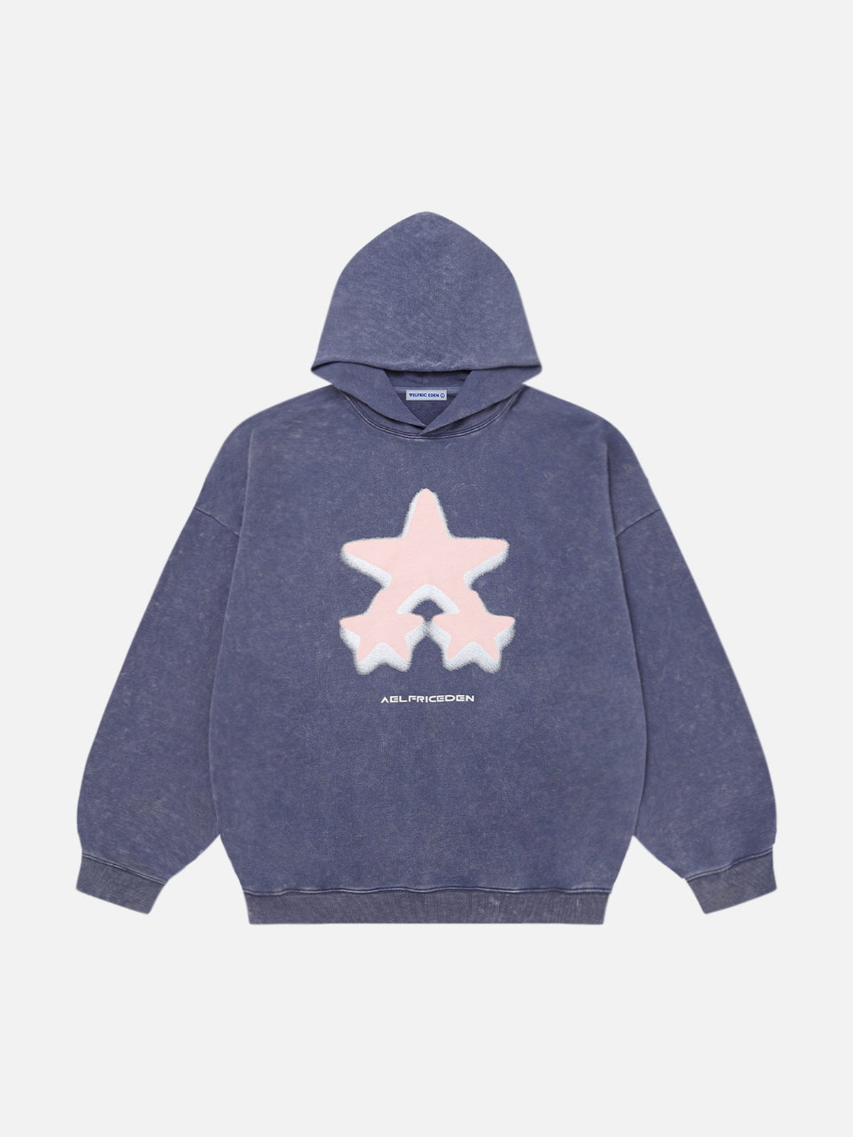 AELFRIC EDEN グラフィックパーカー S ネイビー Aelfric Eden Blurring Star Washed Hoodie – Aelfric eden