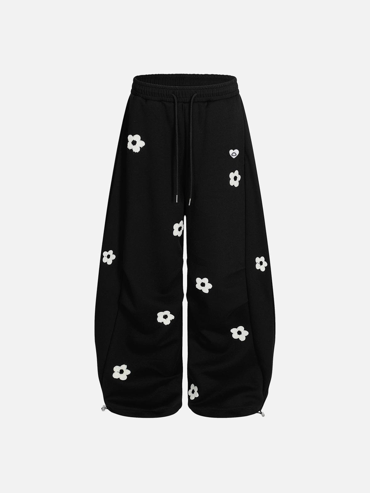 Aelfric Eden Towel Embroidery Flower Barrel Sweatpants