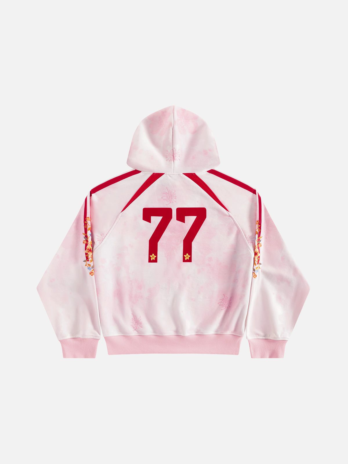 Aelfric Eden Color Blocking Floral Graphic Pullover Hoodie