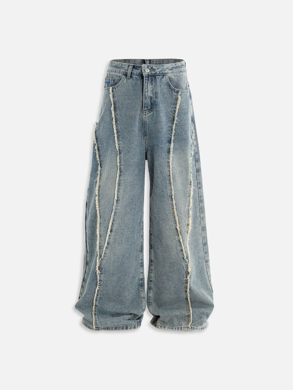 Aelfric Eden Baggy Fringe Jeans