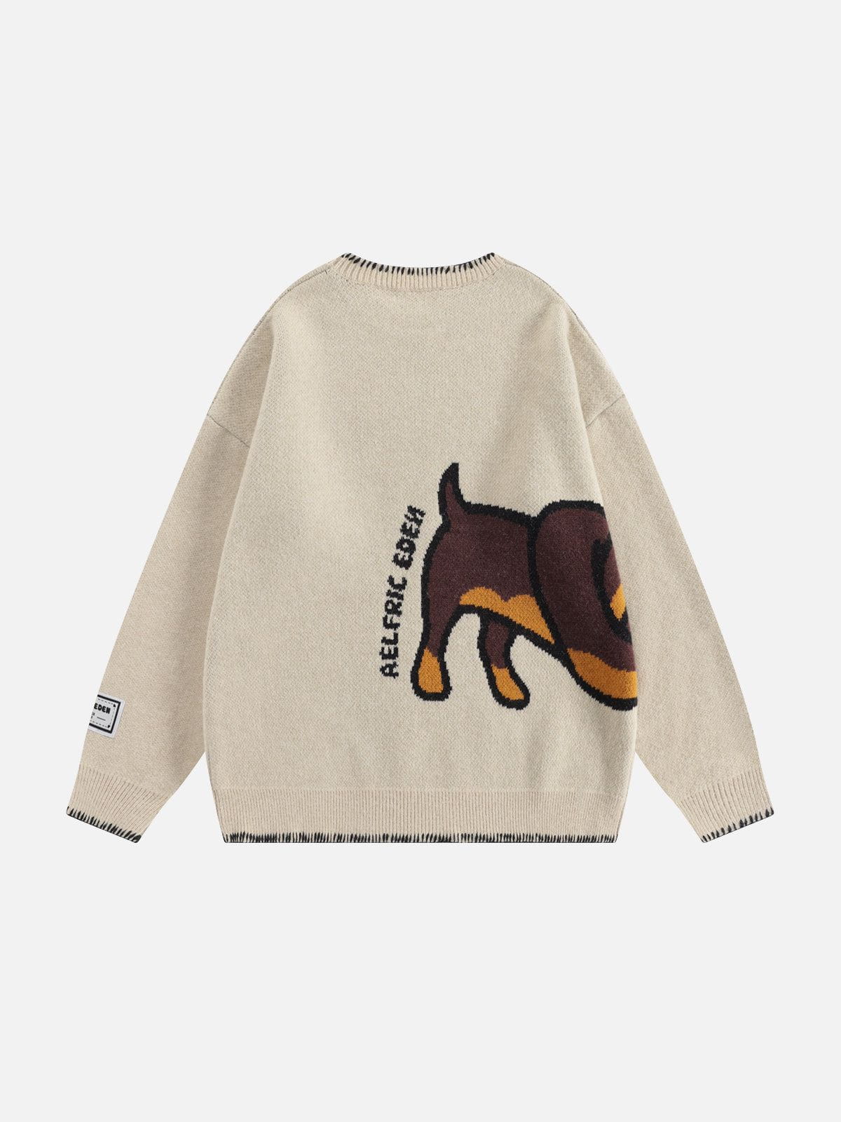 [Pre-Order] Aelfric Eden Hand Drawn Dachshund Jacquard Sweater