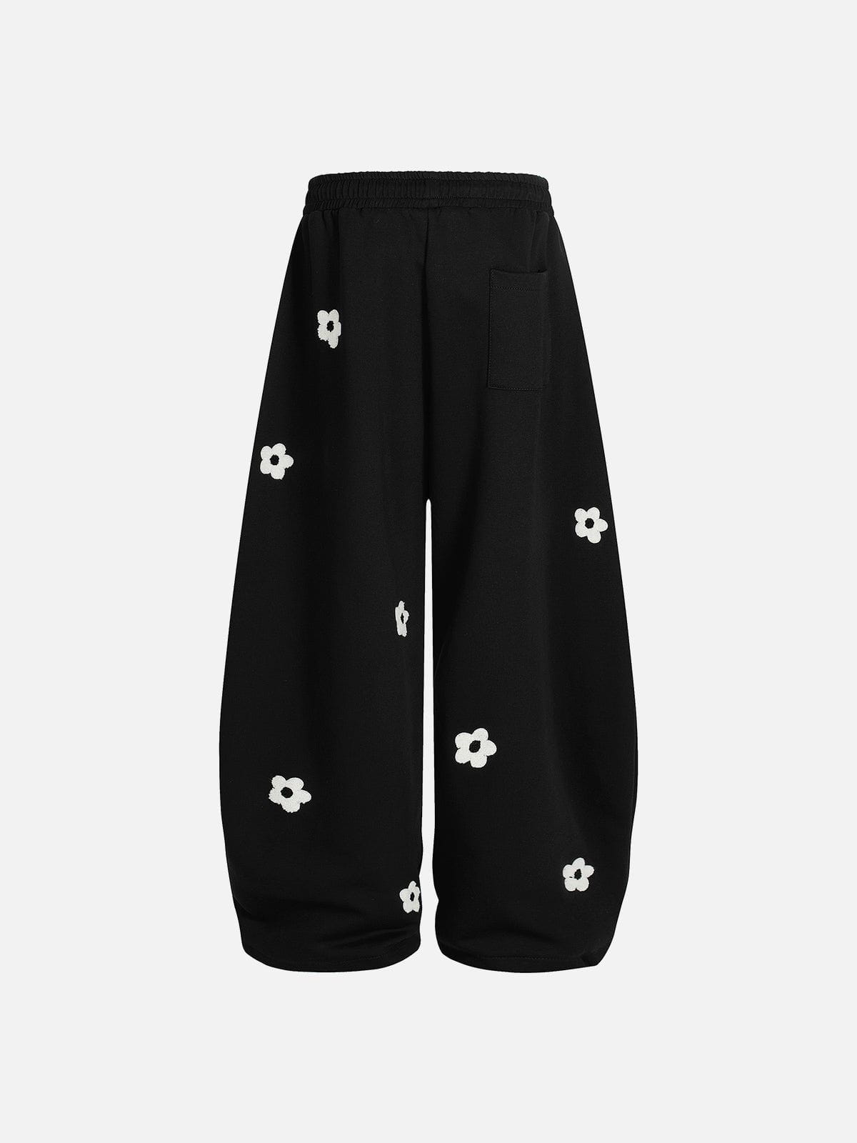 Aelfric Eden Towel Embroidery Flower Barrel Sweatpants