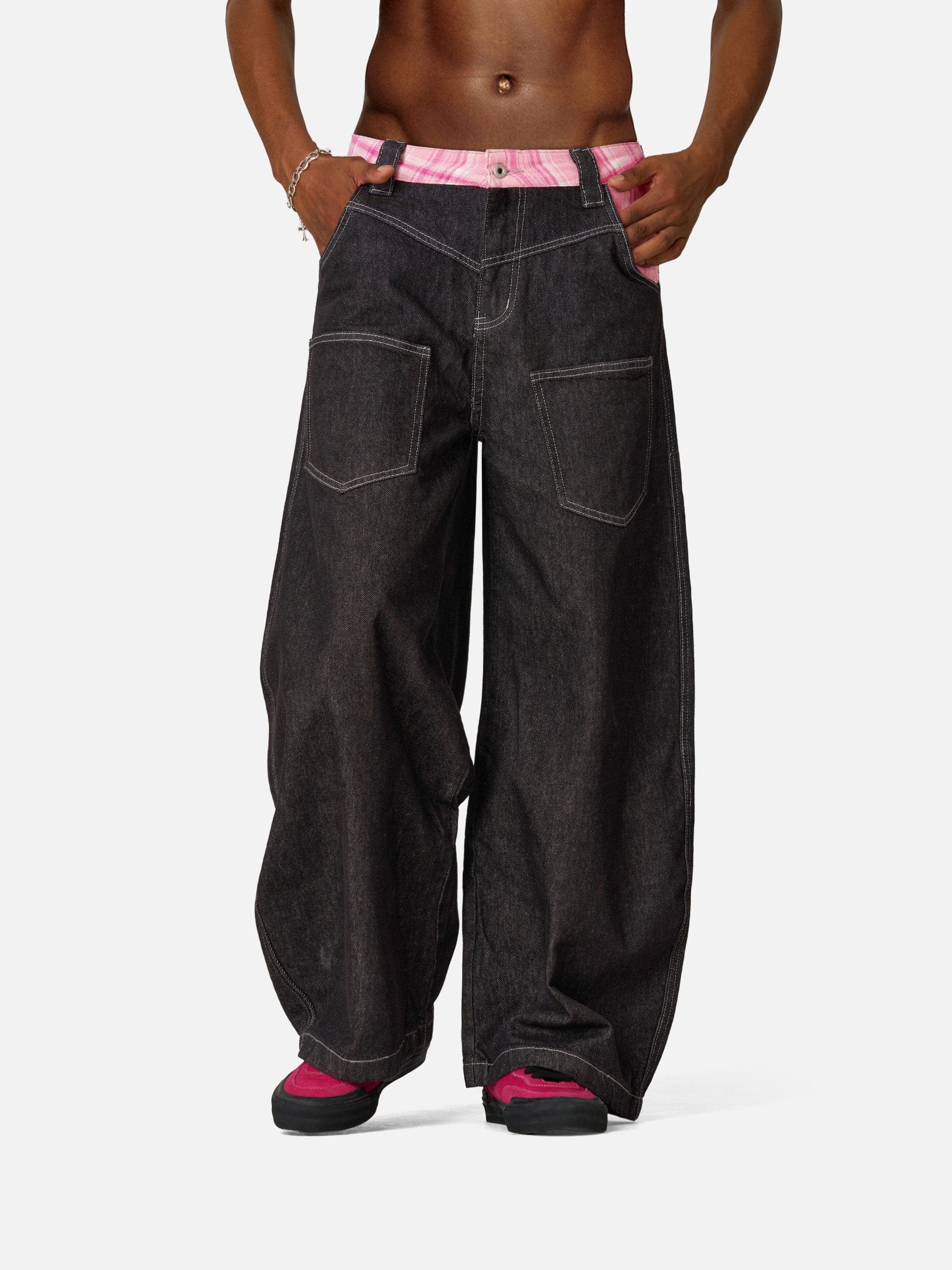 Aelfric Eden Plaid Super Baaggy Barrel Jeans – Aelfric eden Aelfric Eden Plaid Super Baaggy Barrel Jeans – Aelfric eden