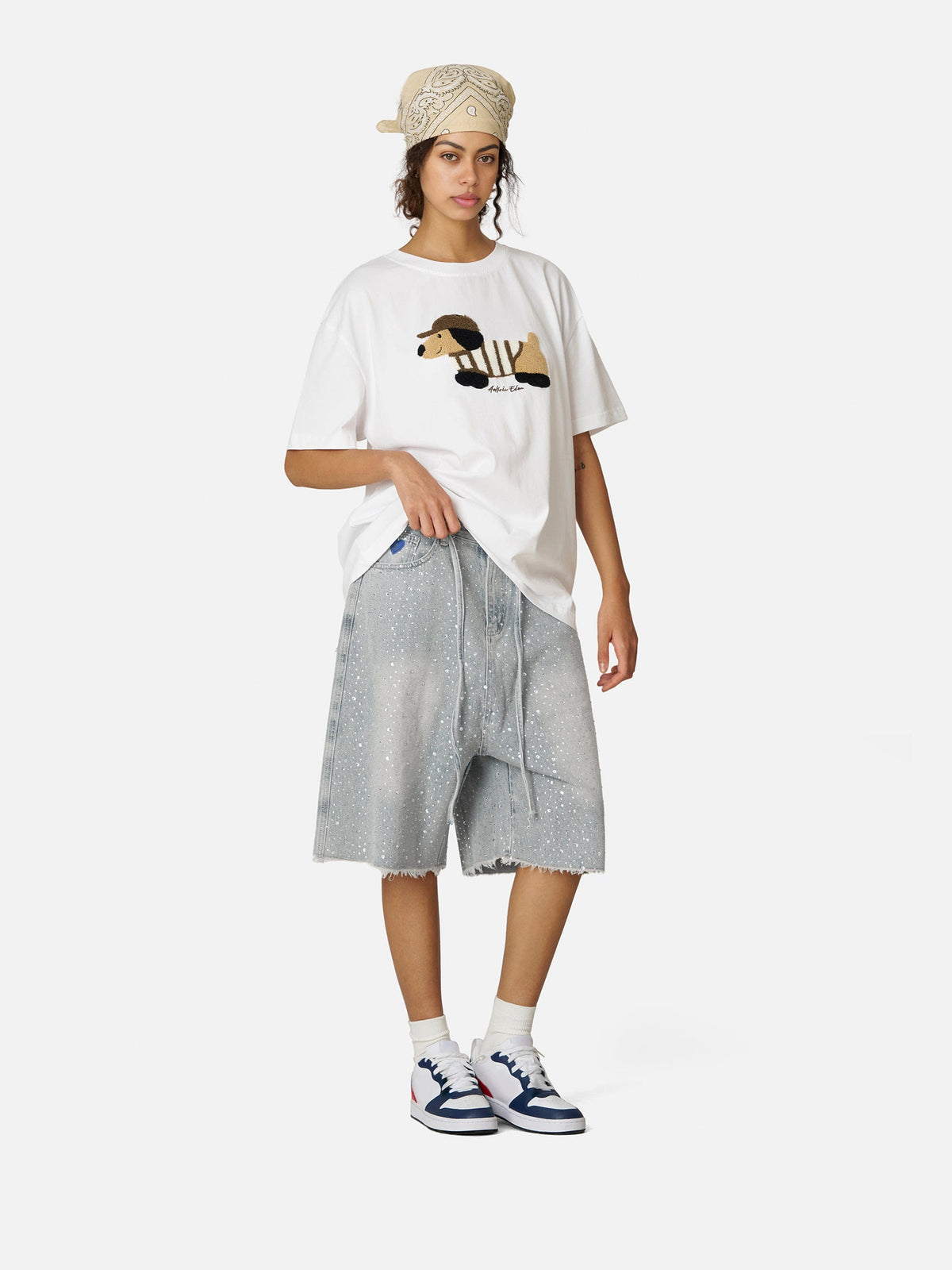 Aelfric Eden Rhinestone Jorts