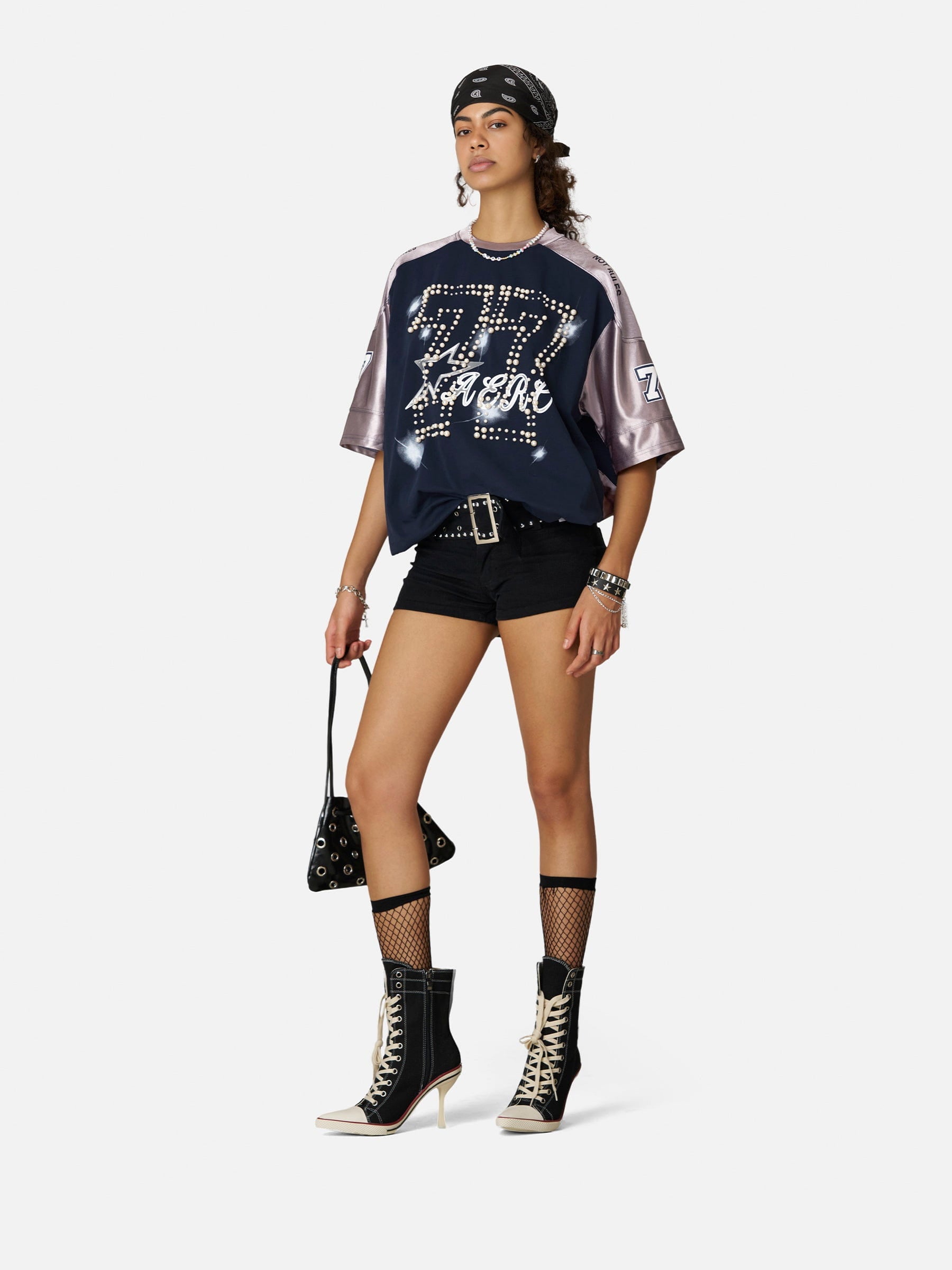 Aelfric Eden Pearl Number Football Jersey
