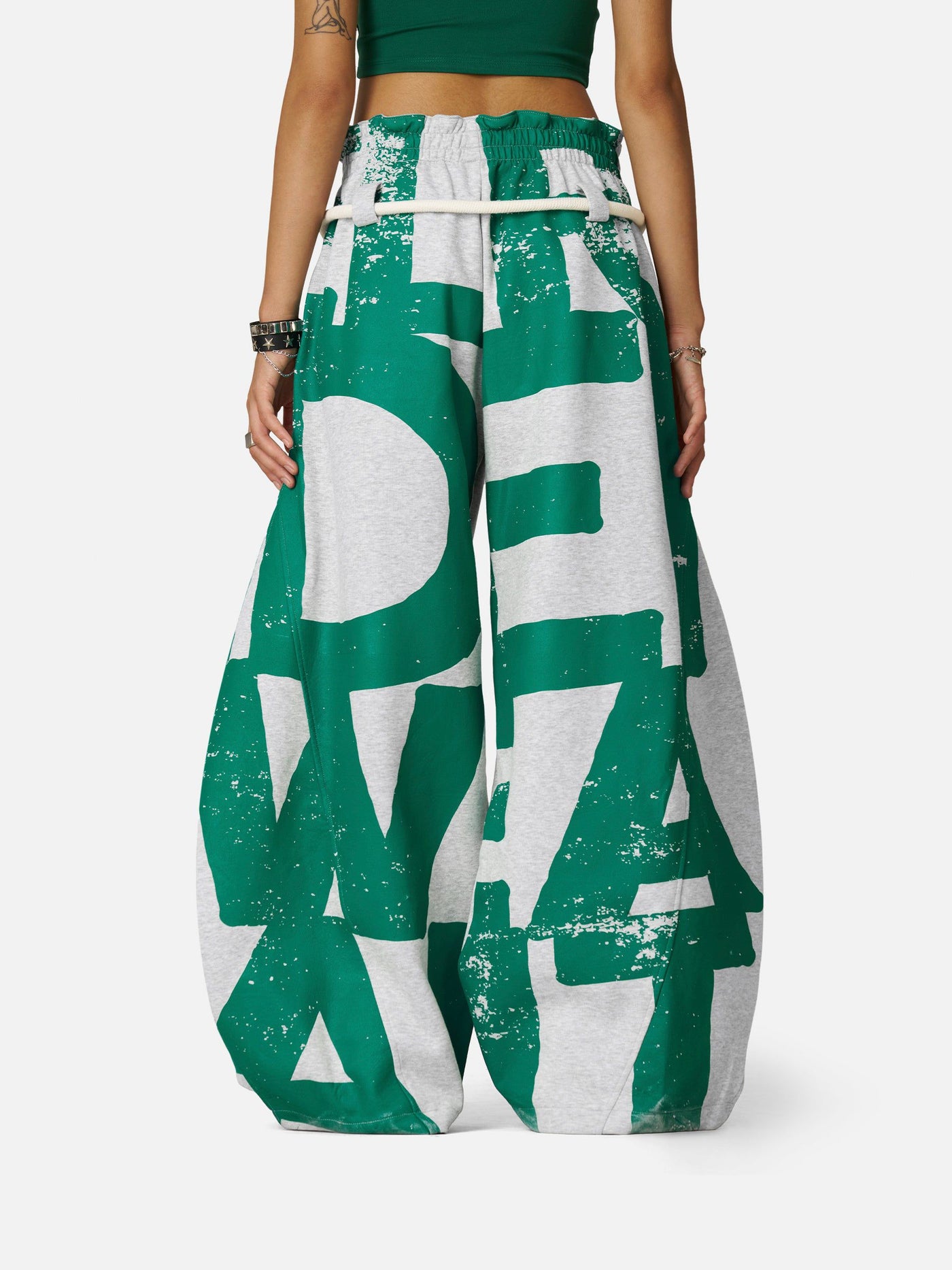 Aelfric Eden Print Super Baggy Barrel Sweatpants