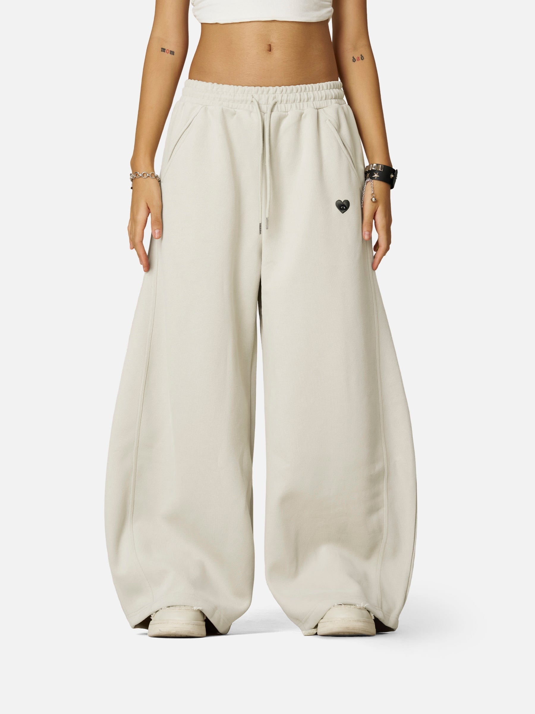 Aelfric Eden Khaki Super Baggy Barrel Sweatpants – Aelfric eden