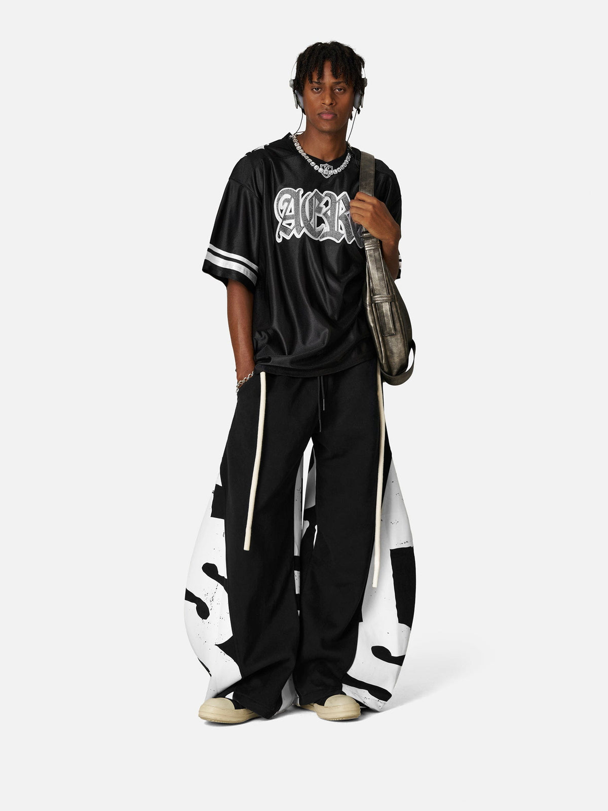 Aelfric Eden Hotfix Rhinestone Number Football Jersey