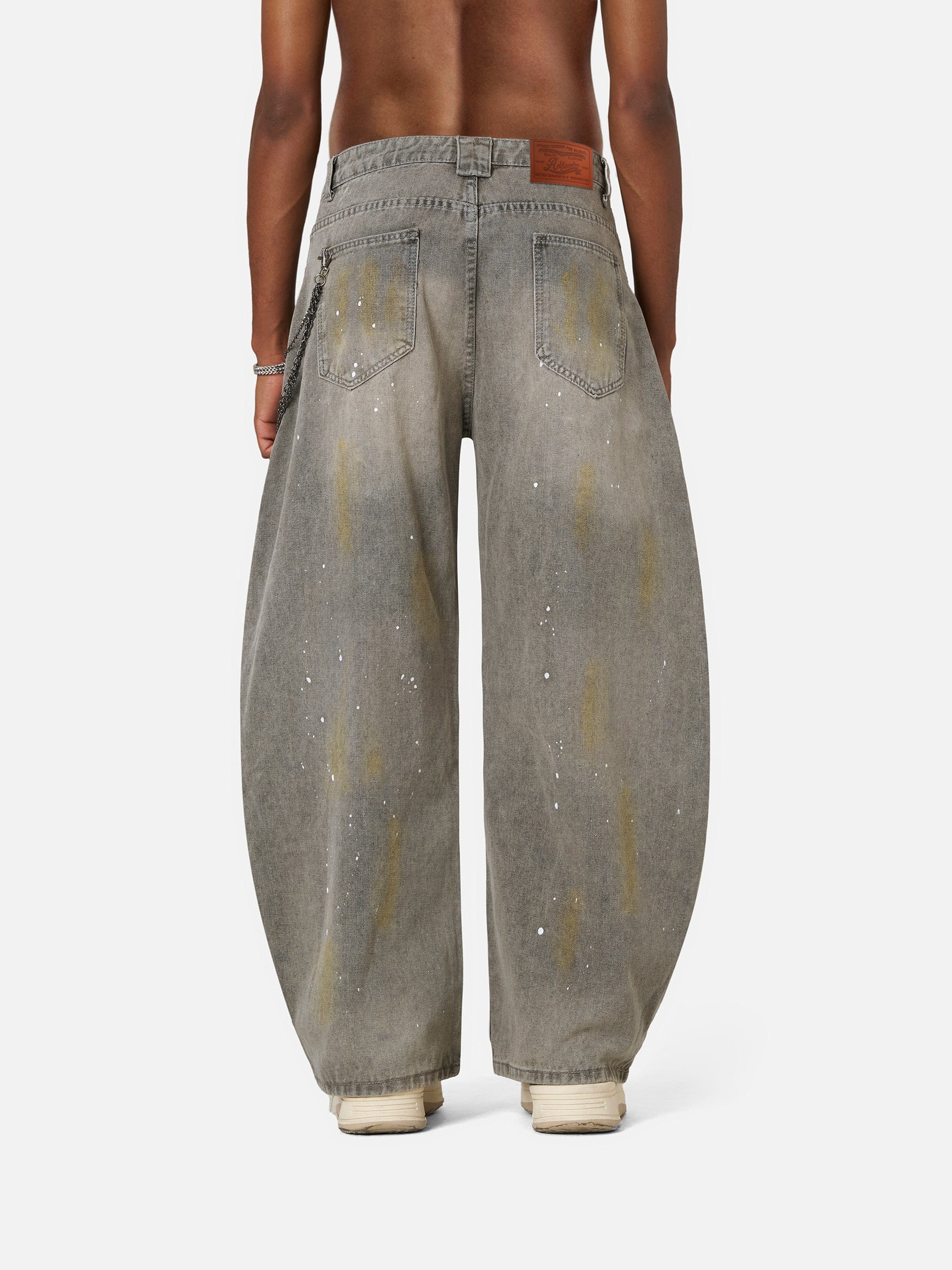 Aelfric Eden Ink Splash Super Baaggy Barrel Jeans – Aelfric eden