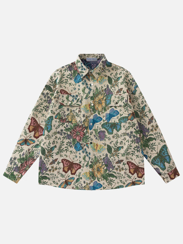 Aelfric Eden Butterfly Pattern Shirt