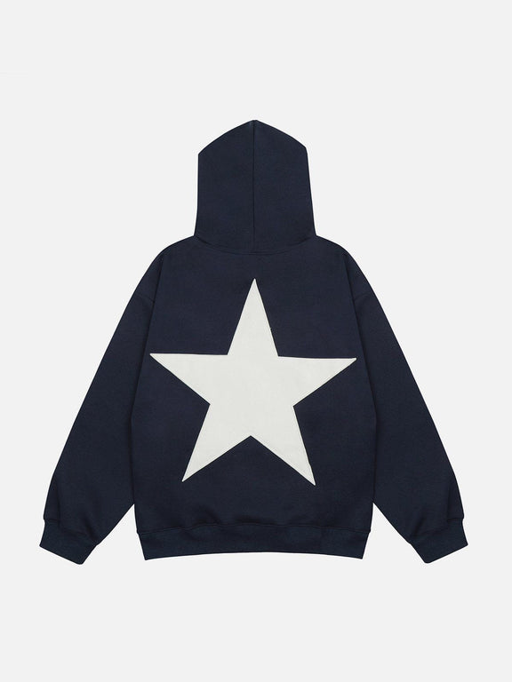 Aelfric Eden Star Print Color Contrast Hoodie [Recommended by @sundayk ...