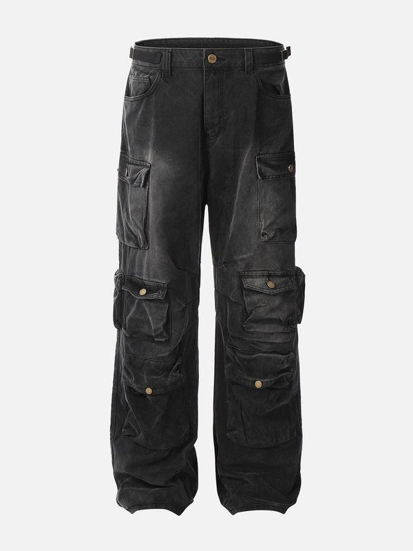 [Pre-Order] Aelfric Eden Washed Multi Pocket Loose Jeans