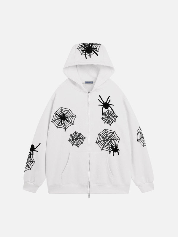 Aelfric Eden 3D Embroidery Spider Hoodie