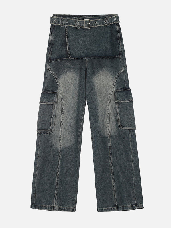 Aelfric Eden Deconstructive Washed Loose Jeans