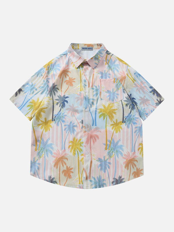 Aelfric Eden Colorful Palm Short Sleeve Shirt