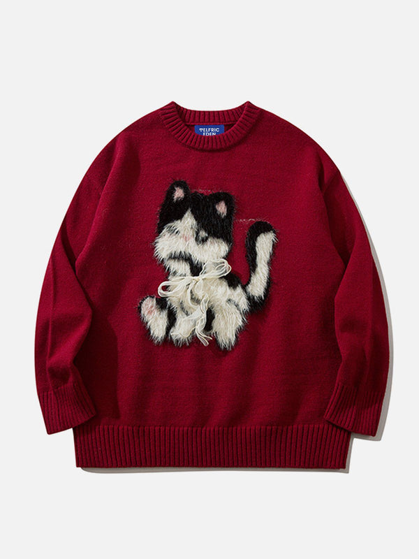 Aelfric Eden Flocked Cat Sweater