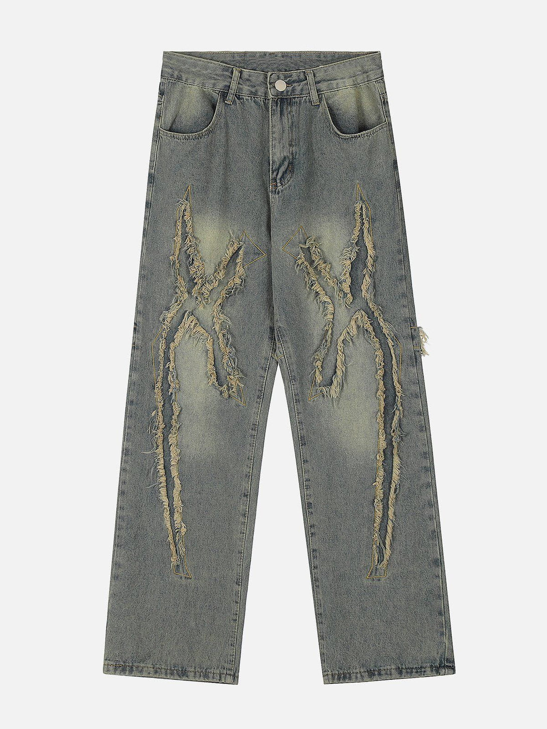 Aelfric Eden Washed Fringe Jeans – Aelfric eden