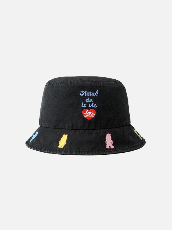 Cute Embroidery Bear Hat