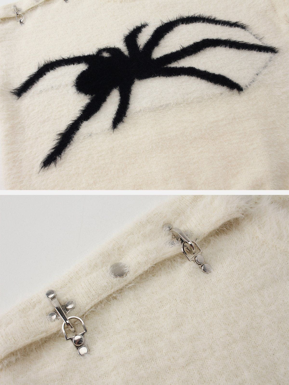 Aelfric Eden Metal Buckle Spider Jacquard Sweater