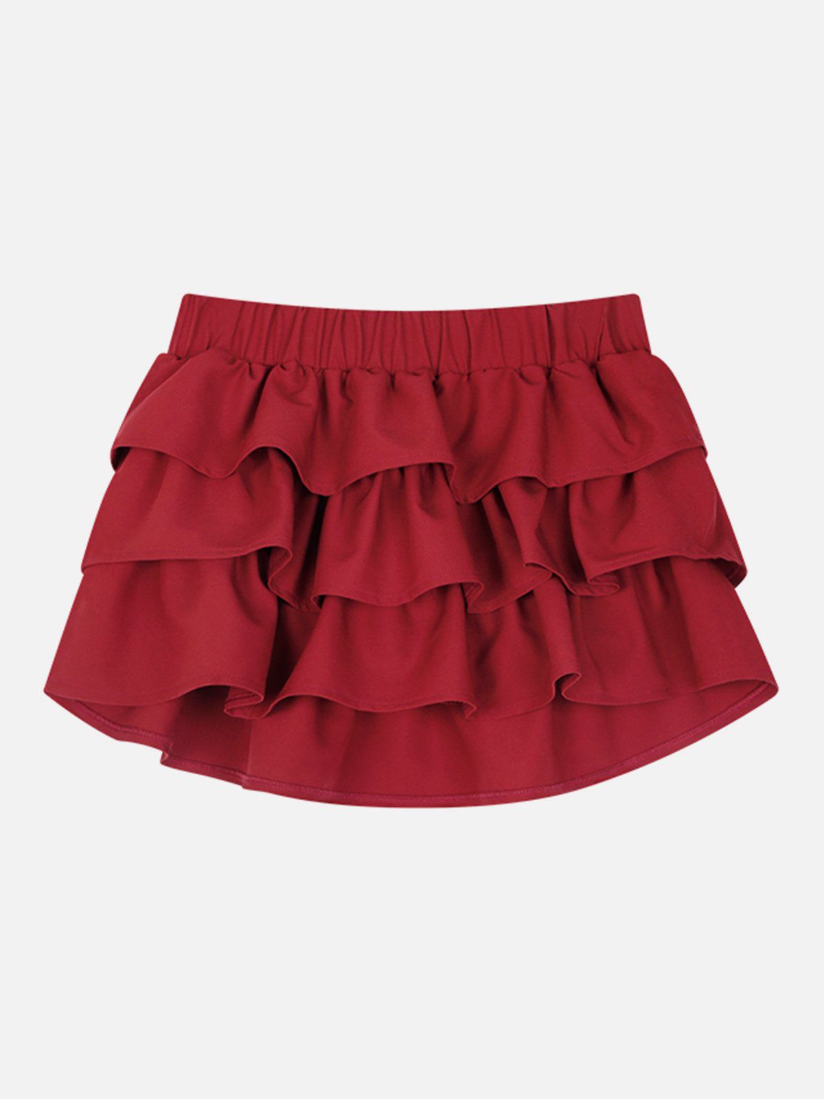 Aelfric Eden Cherry Red Tiered Skirt