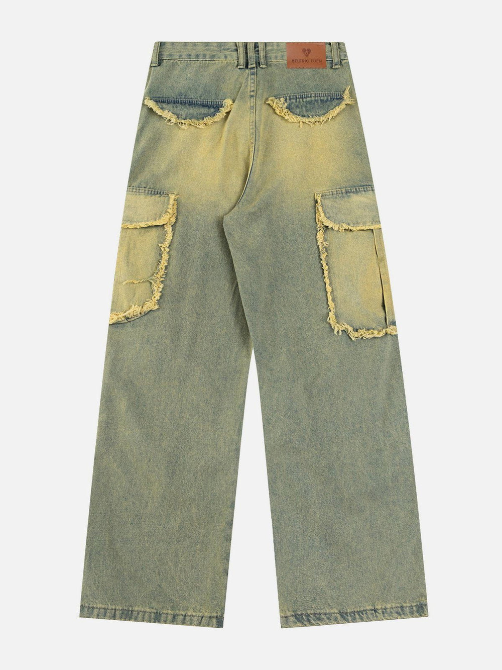 Aelfric Eden Multi Pocket Fringe Wahsed Jeans – Aelfric eden