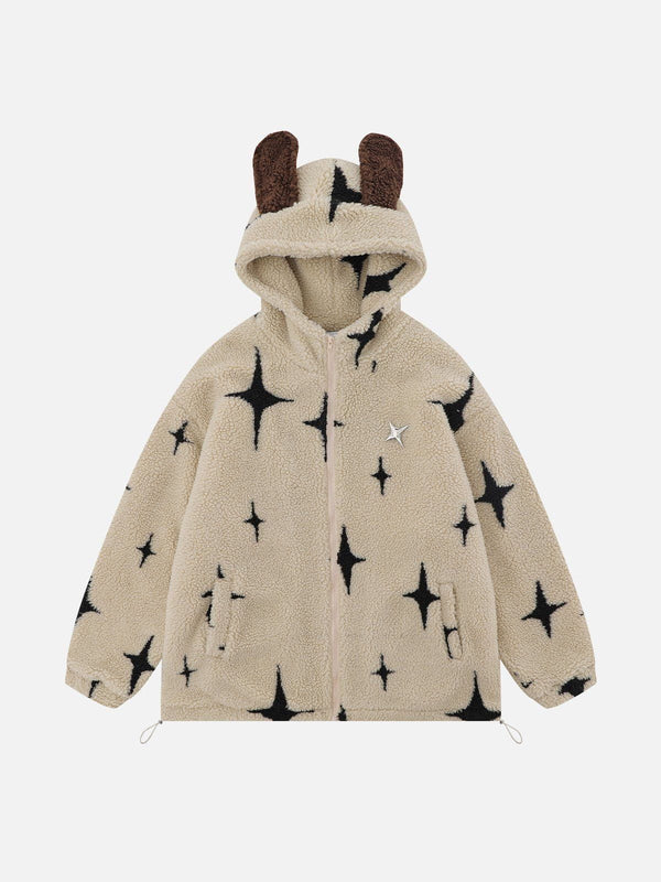 Aelfric Eden Starry Sherpa Hooded Coat