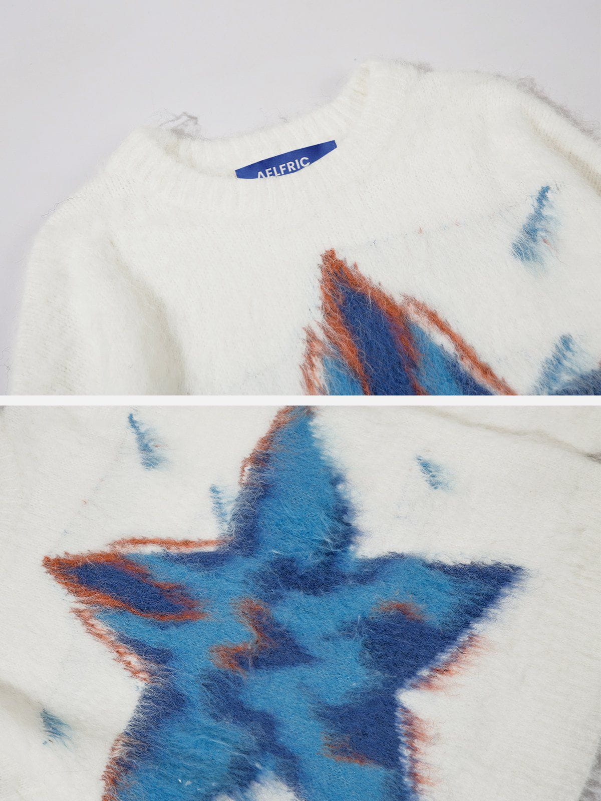 Aelfric Eden Star Jacquard Wool Blend Sweater