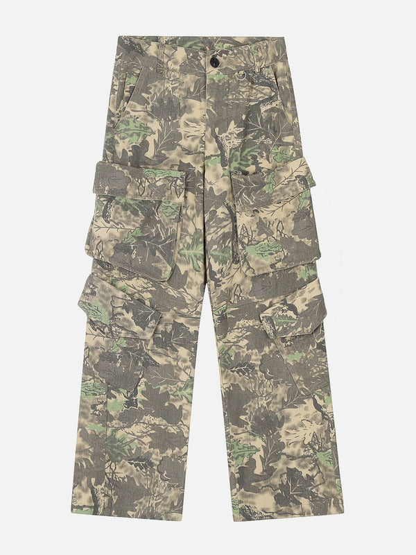 Aelfric Eden Camouflage Multi Pocket Cargo Pants