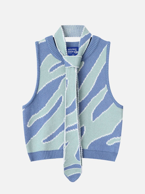 Twisted Stripes Sweater Vest