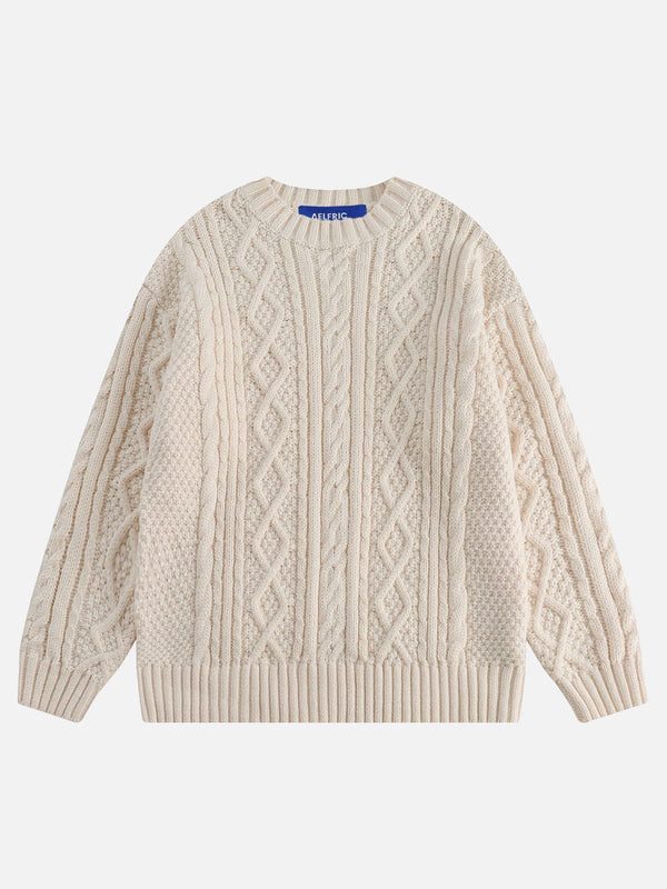 Aelfric Eden Knitting Solid Sweater