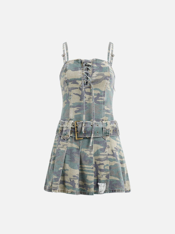 Aelfric Eden Camouflage Wrinkle Dress