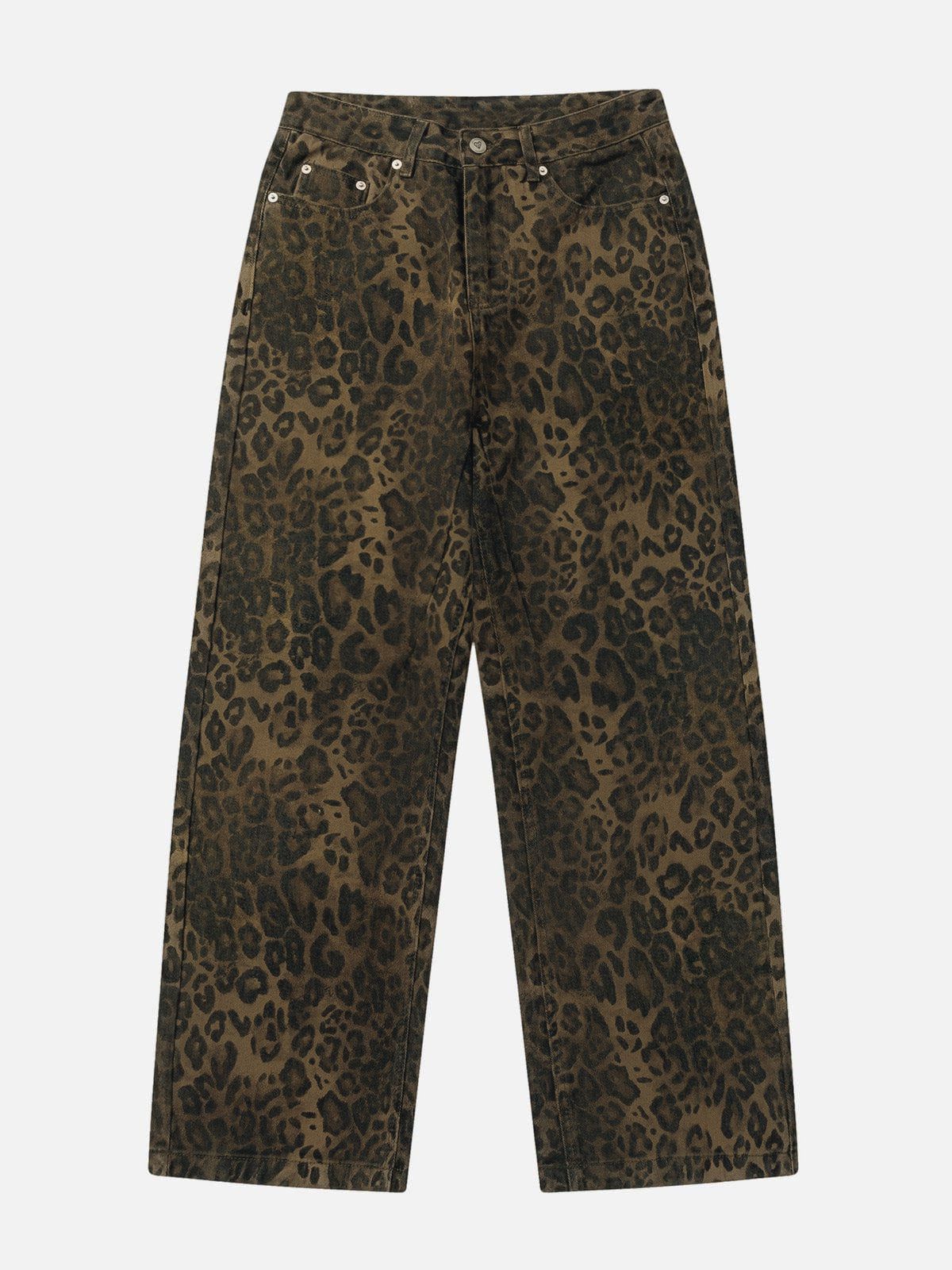 Aelfric Eden Leopard Print Jeans<font color=
