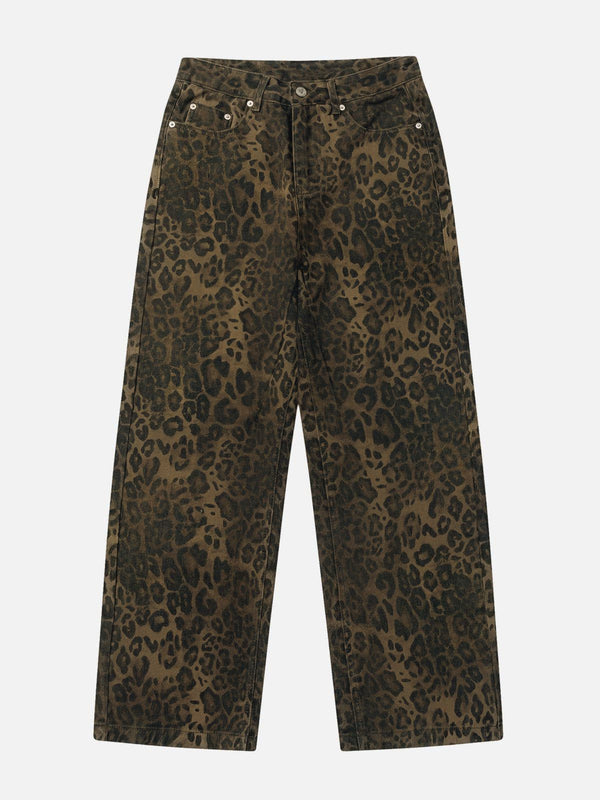 Aelfric Eden Leopard Print Jeans<font color="#00249C"><br>S/S 24 The Dreamers</font>