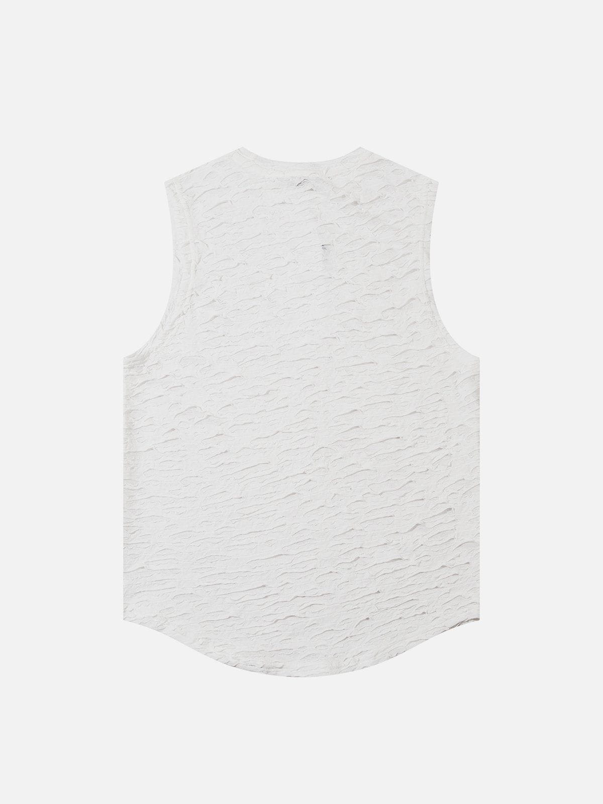 Aelfric Eden Cut-Out Distressed Tank Top
