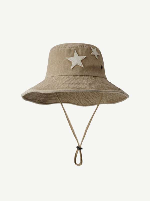 Embroidery Star Bucket Hat