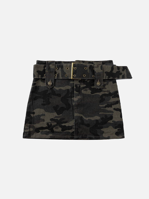Aelfric Eden Camouflage Big Belt Skirt