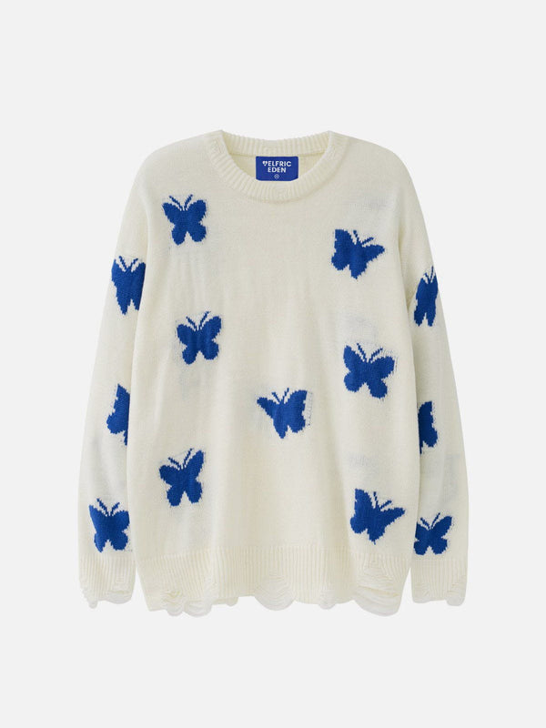 Aelfric Eden Butterfly Jacquard Sweater