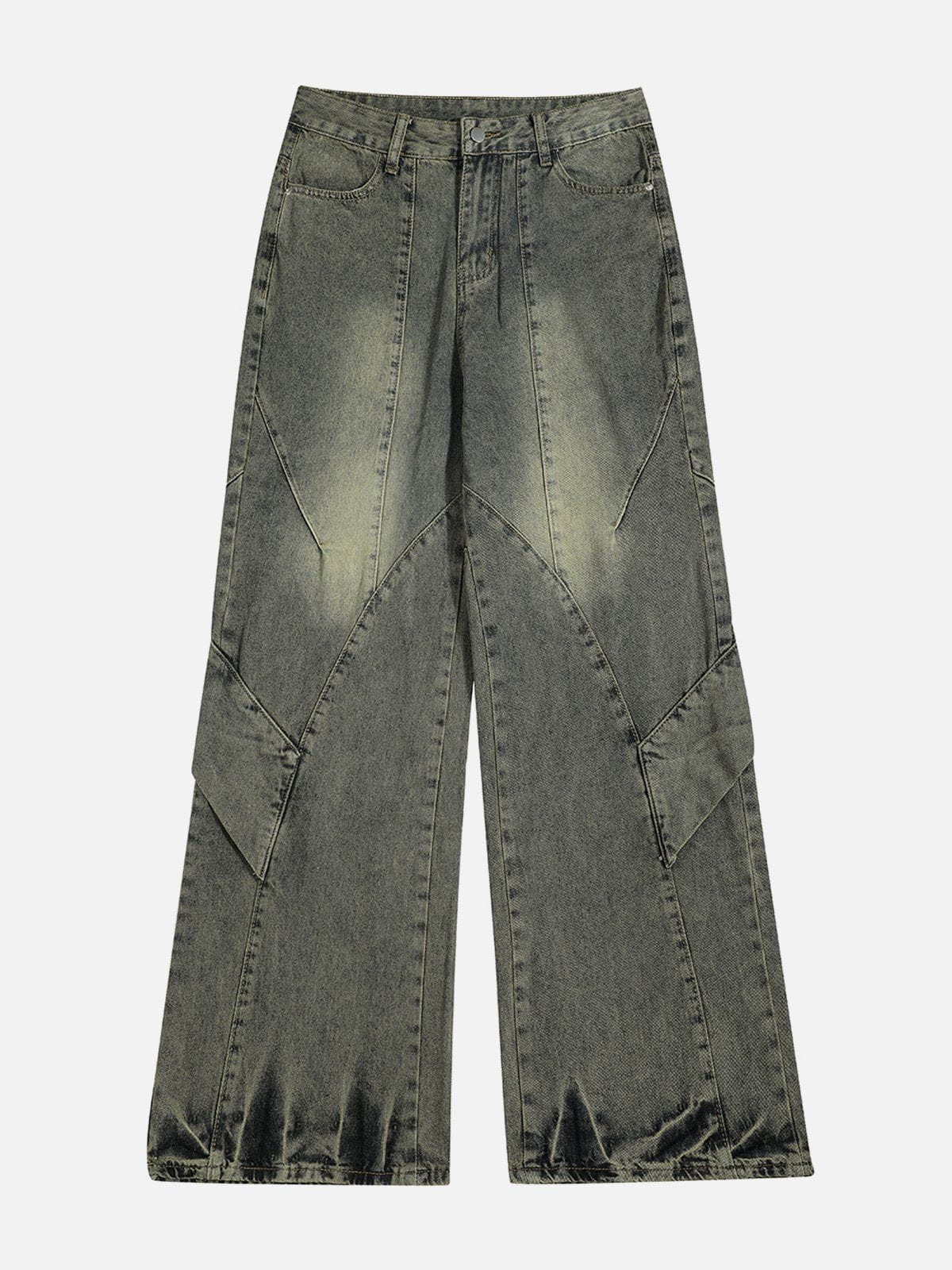 Aelfric Eden Patchwork Washed Jeans – Aelfric eden