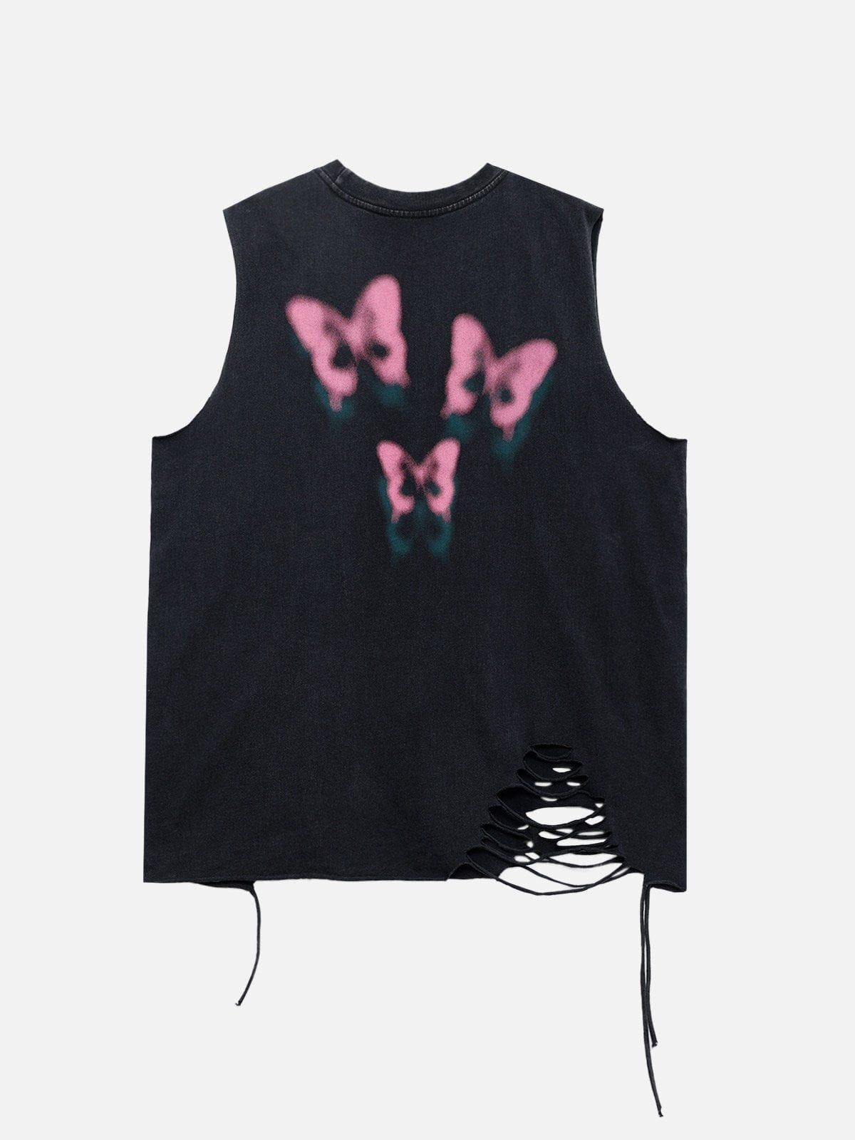 Aelfric Eden Blurring Butterfly Washed Tank Top
