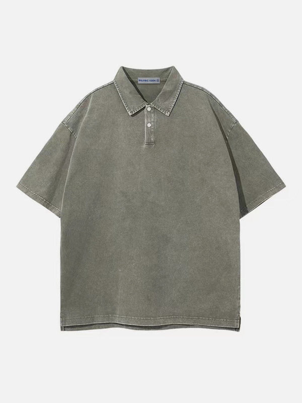 Aelfric Eden Vintage Washed Polo Tee