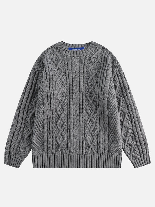 Aelfric Eden Knitting Solid Sweater