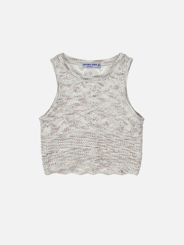 Knit Cut-out Tank Top